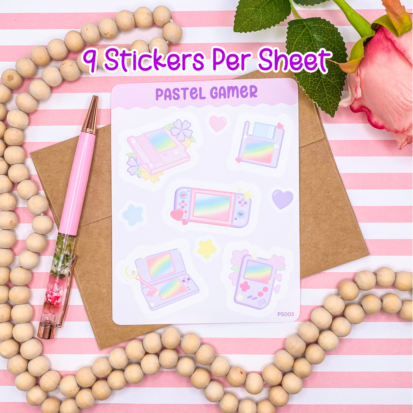 Pastel Gamer Planner Stickers