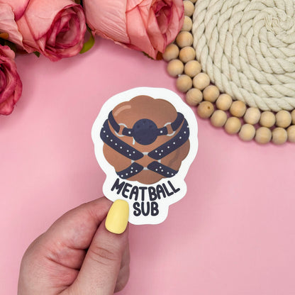 Meatball Sub Vinyl Sticker