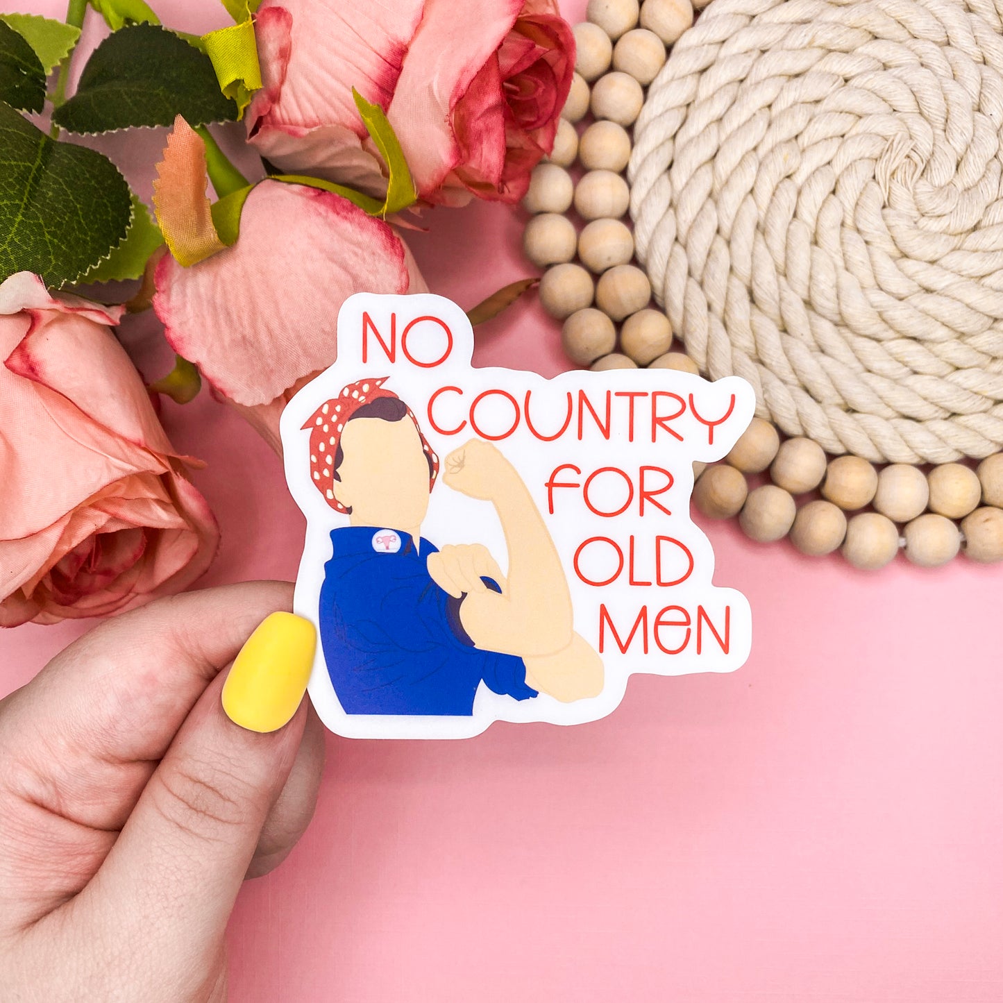 No Country For Old Men Vinyl Sticker