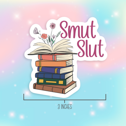 Smut Slut Book Lovers Vinyl Sticker