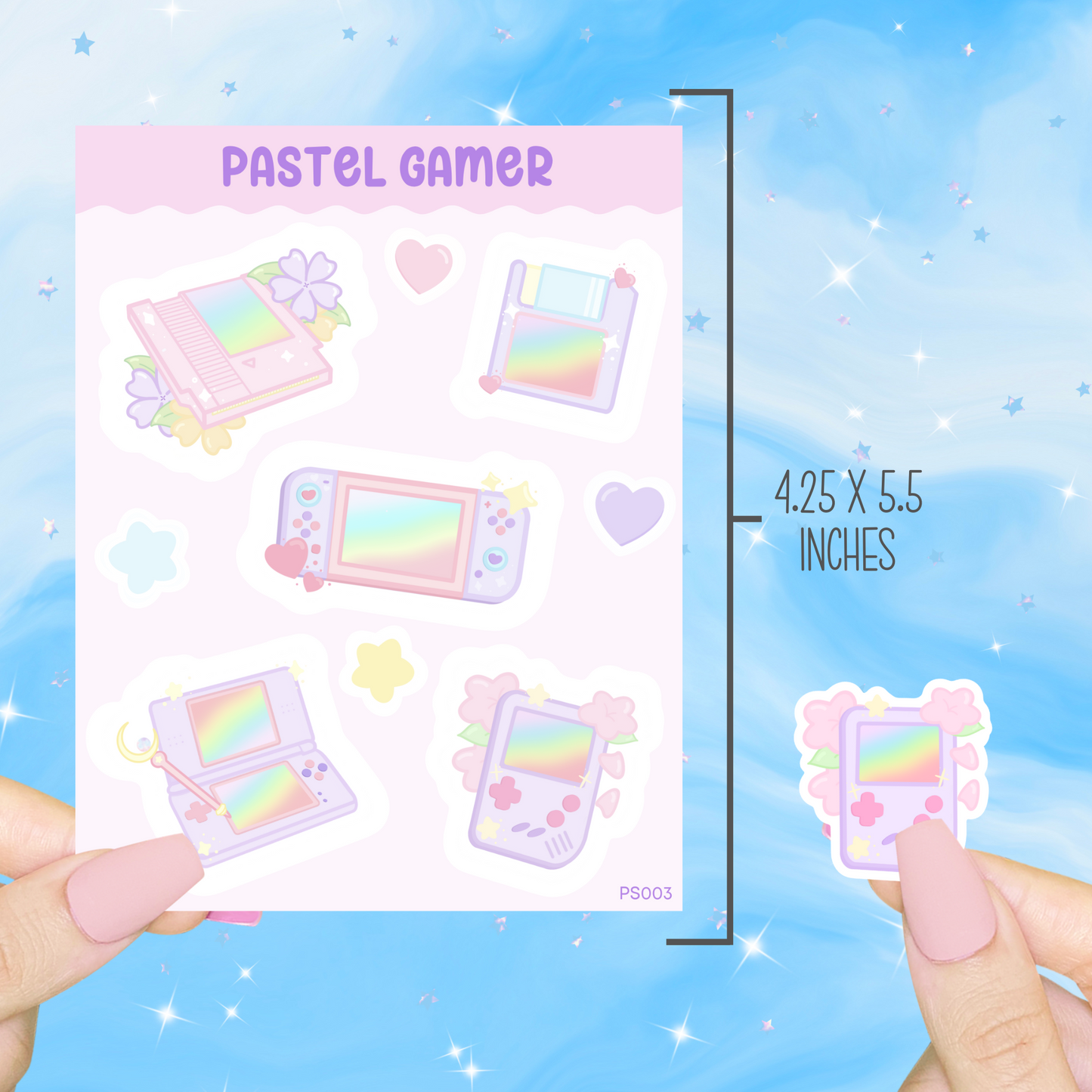 Pastel Gamer Planner Stickers