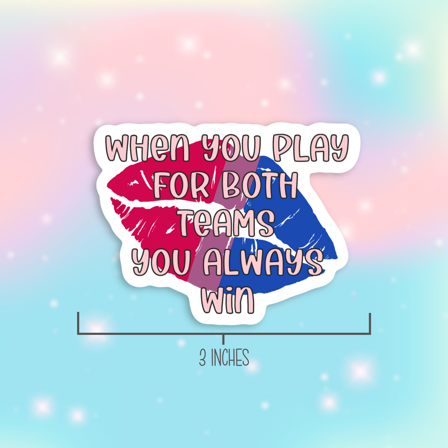 Bisexual Pride Vinyl Sticker