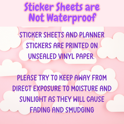 Anti Valentines Candy Hearts Planner Stickers