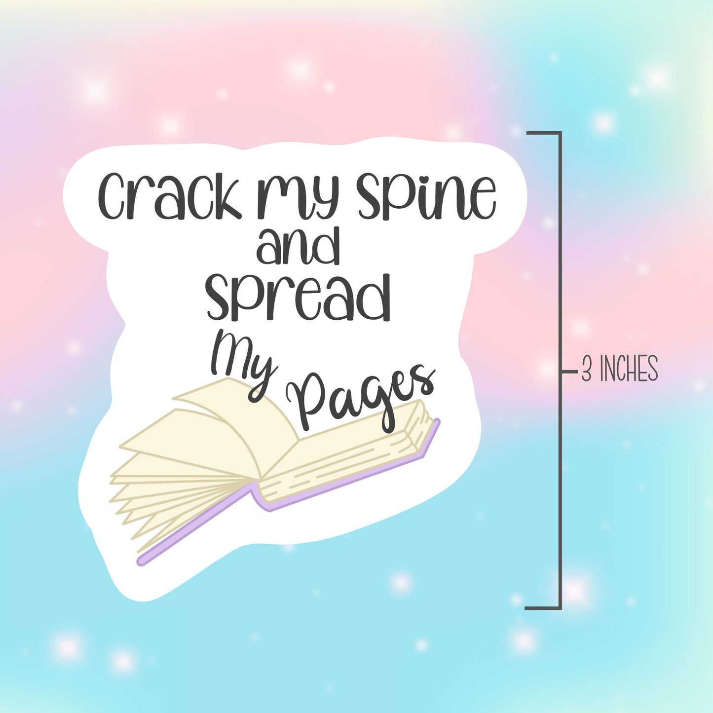 Spicy Book Sticker, Smutty Book Stickers for Kindle, Funny Adult Sticker, Funny Sticker for Women, Water Bottle Sticker, Dark Humor Sticker